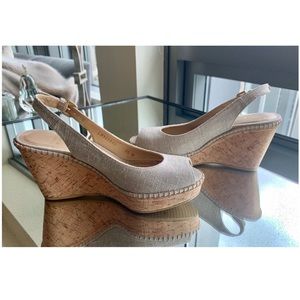 Stuart Weitzman Jean Wedge Sandal